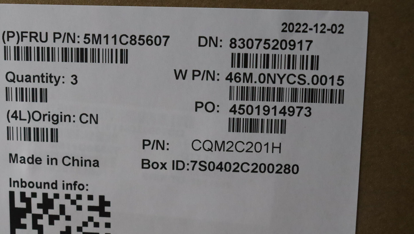 Lenovo Mech_Asm Frasmkb Nor Cccp Bk N - 5M11C85607