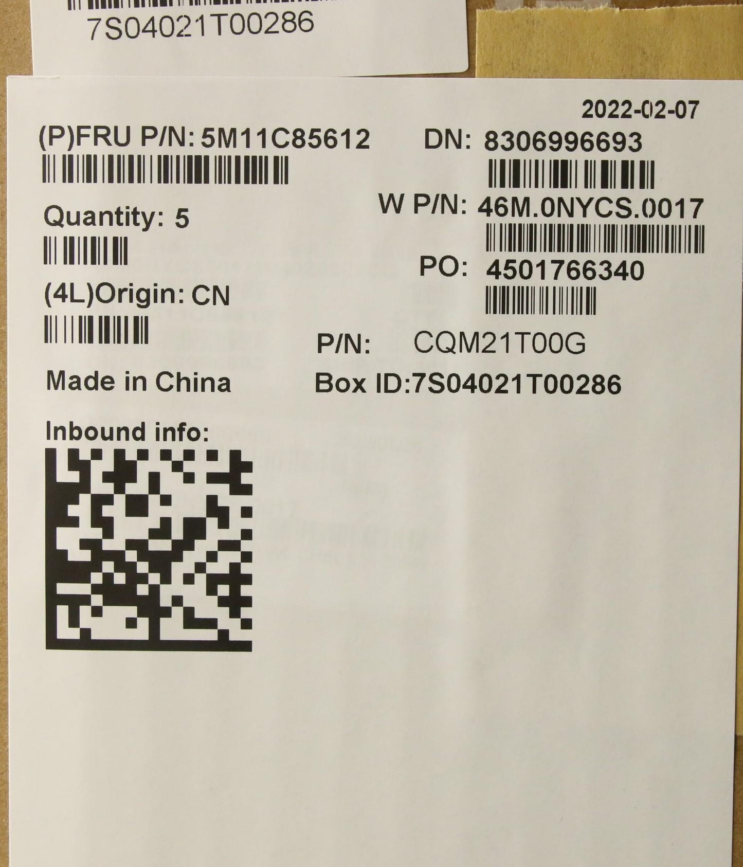 Lenovo Mech_Asm Frasmkb Euen Cccp Bk - 5M11C85612
