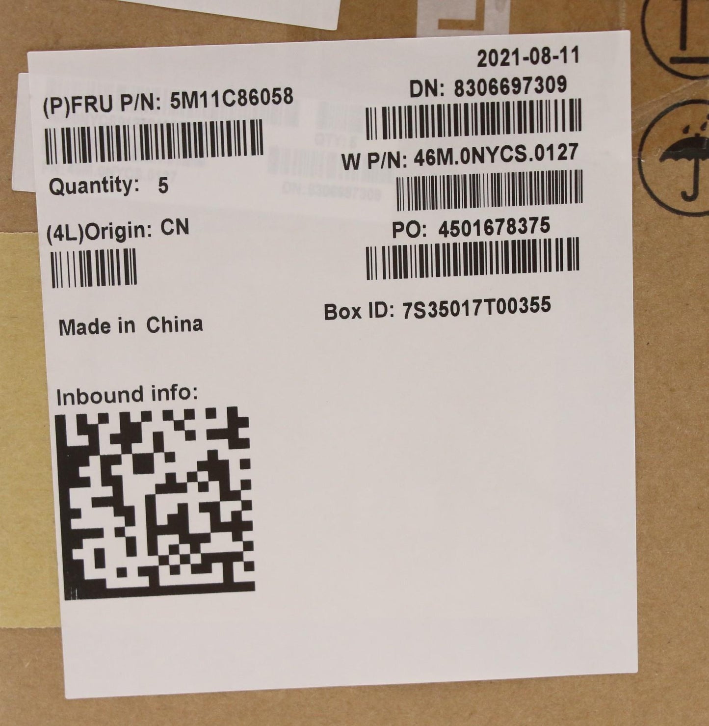 Lenovo Mech_Asm Frasmkb Euen Cccpwfcb - 5M11C86058