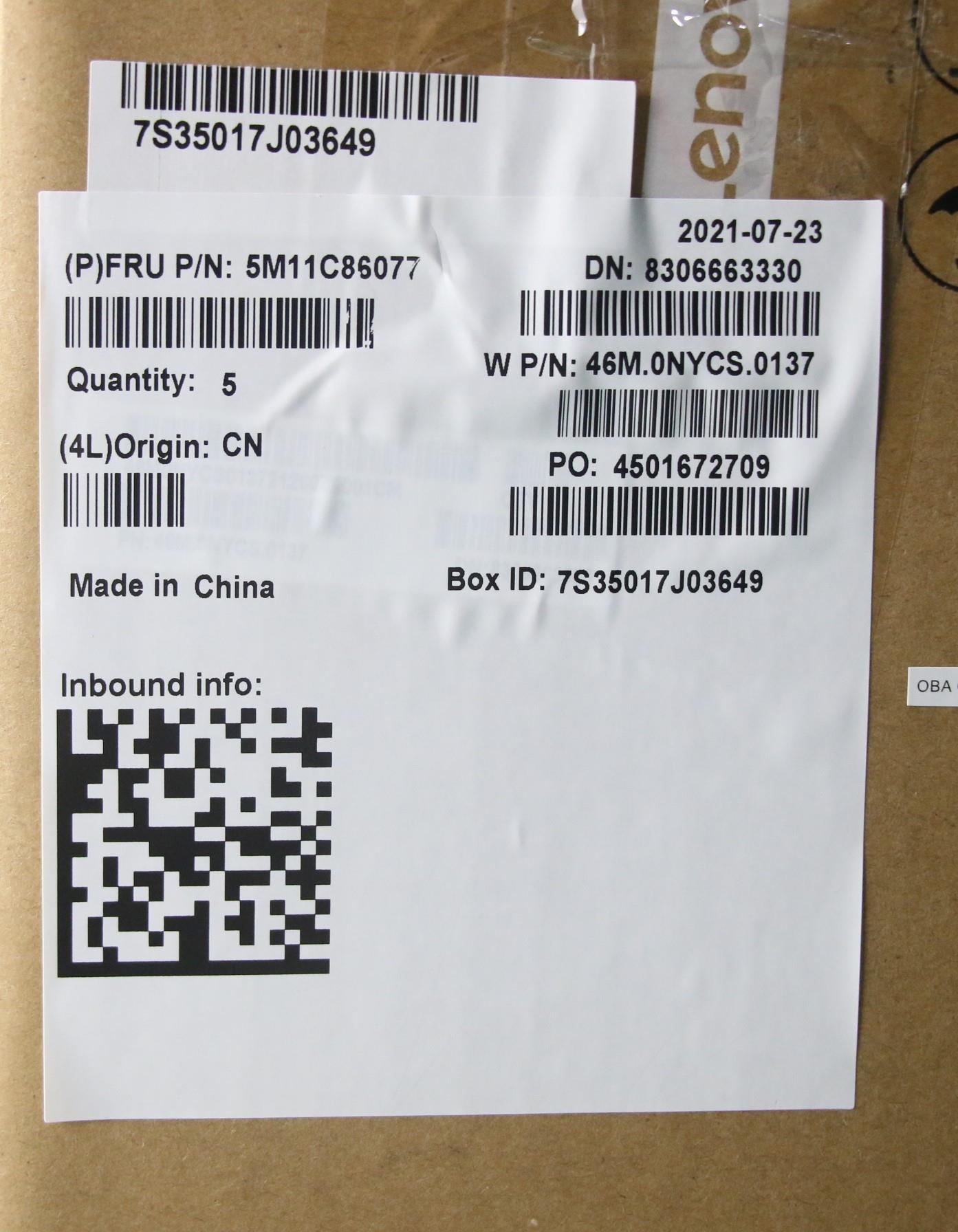 Lenovo Mech_Asm Frasmkb Uke Cccpwfcbk - 5M11C86077