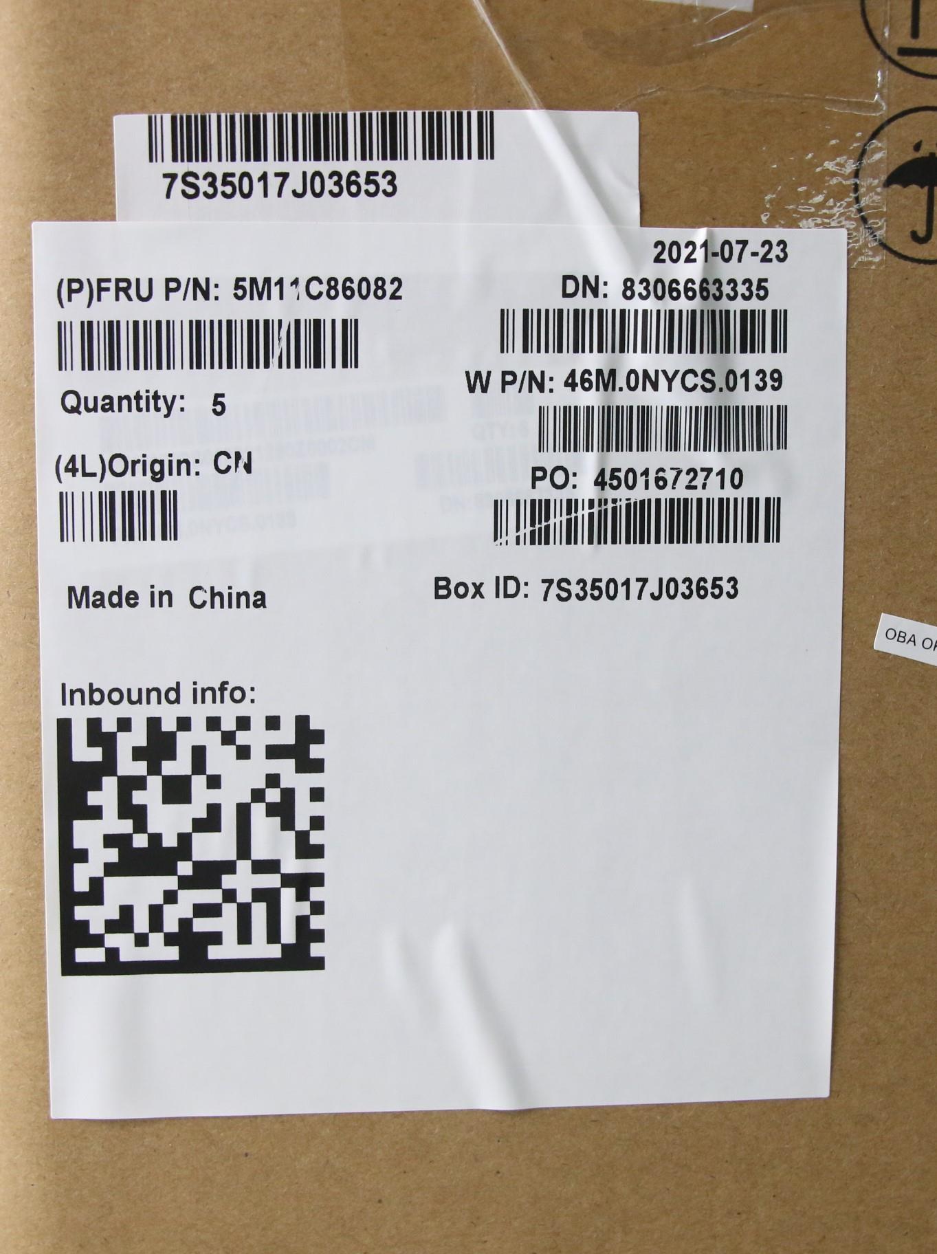 Lenovo Mech_Asm Frasmkb Fre Cccpwfcbk - 5M11C86082