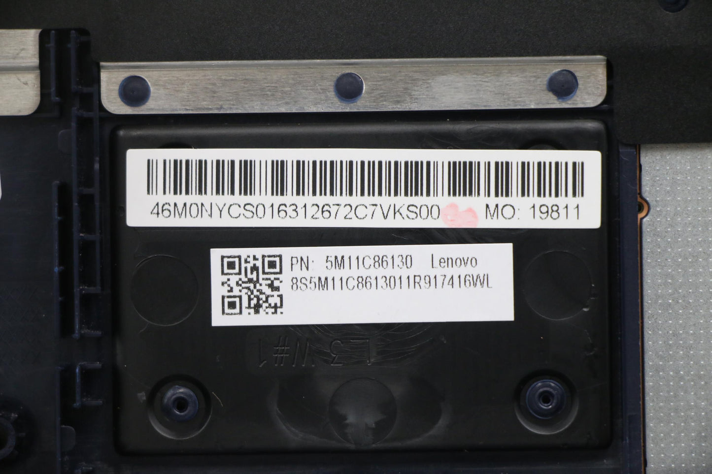 Lenovo C-Cover with Keyboard, USA English, Black, Non-Backlight, No WWAN - 5M11C86130