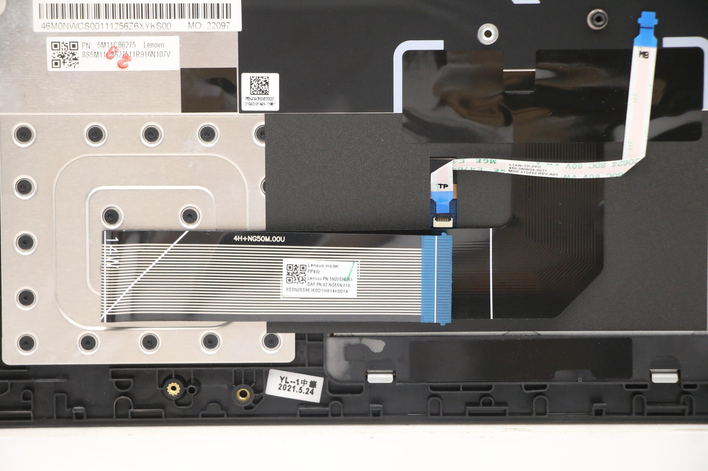 Lenovo Mech_Asm Kb Bel W/Pt C Bk(W/Df - 5M11C86275