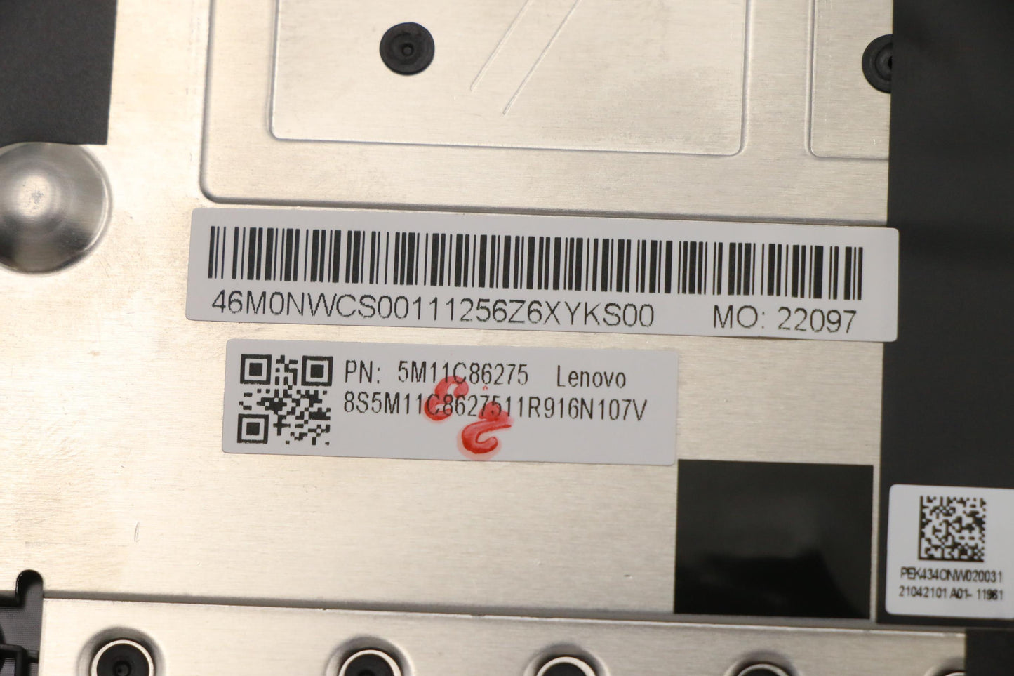 Lenovo Mech_Asm Kb Bel W/Pt C Bk(W/Df - 5M11C86275
