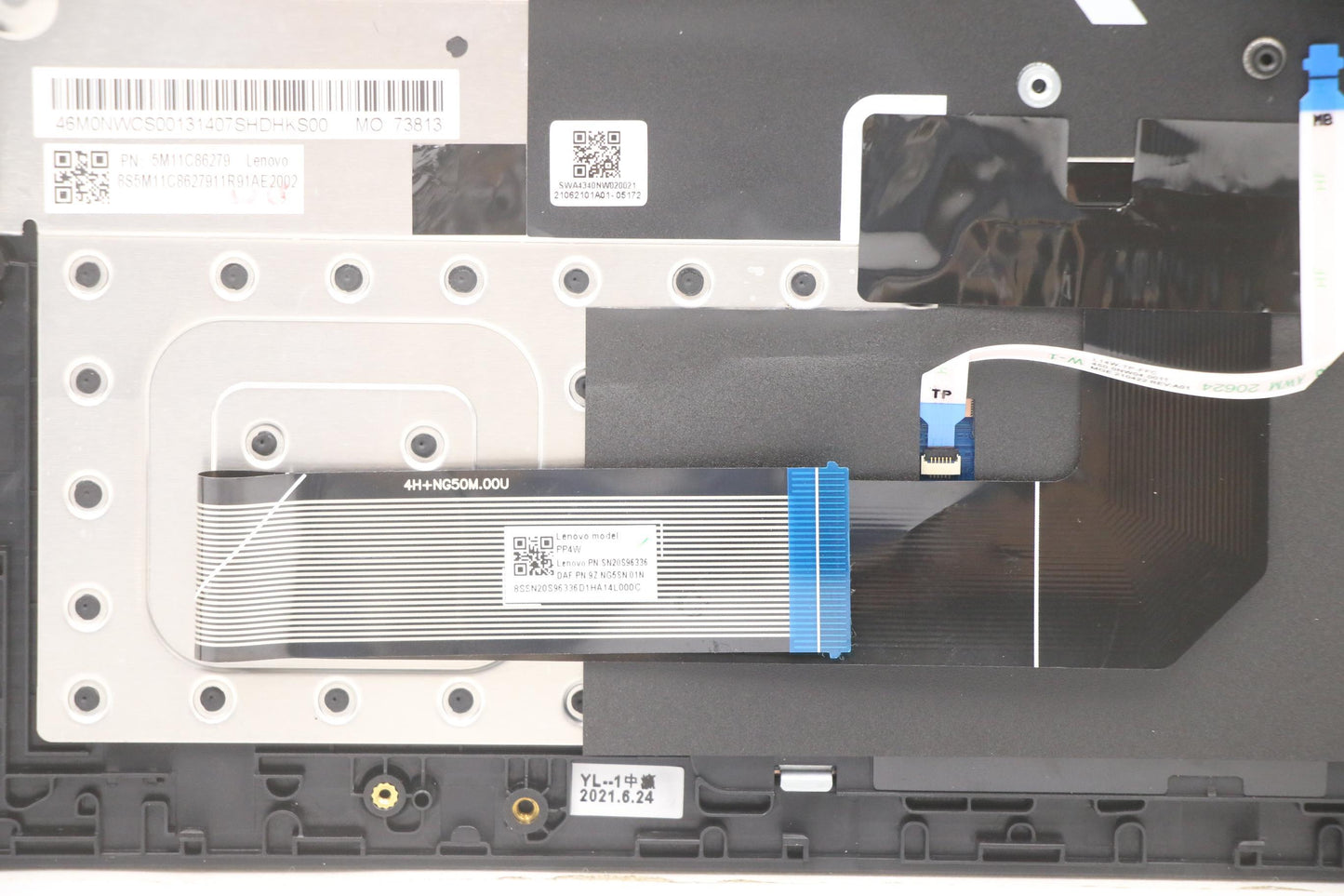 Lenovo Mech_Asm Kb Nordic W/Ptc Bk(W/ - 5M11C86279