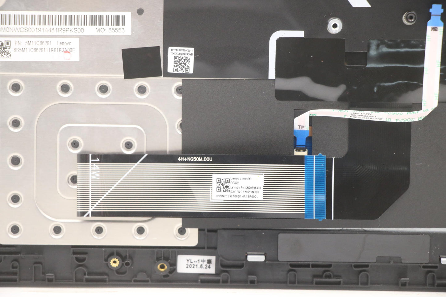 Lenovo Mech_Asm Kb Sws W/Pt C Bk(W/Df - 5M11C86291