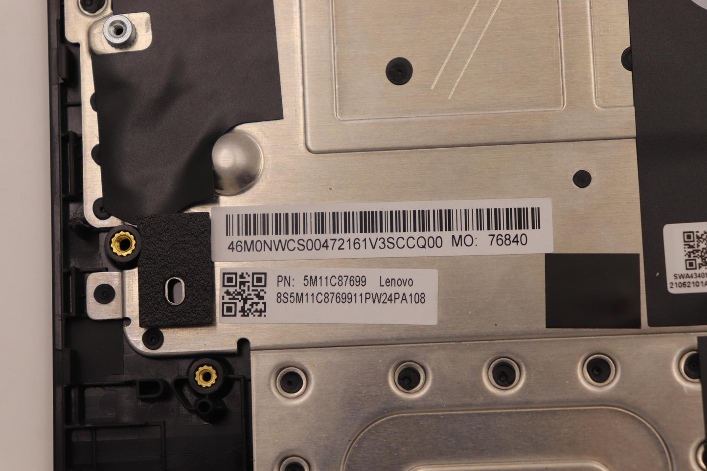 Lenovo Mech_Asm Kb Slv W/Pt C Bk(W/Df - 5M11C87699