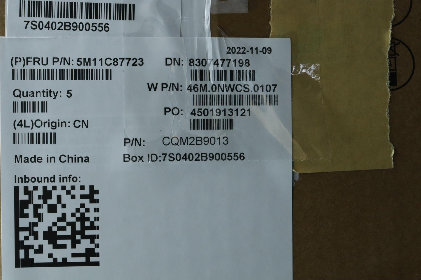 Lenovo Mech_Asm Kb Hin W/Pt C Bk(W/Df - 5M11C87723