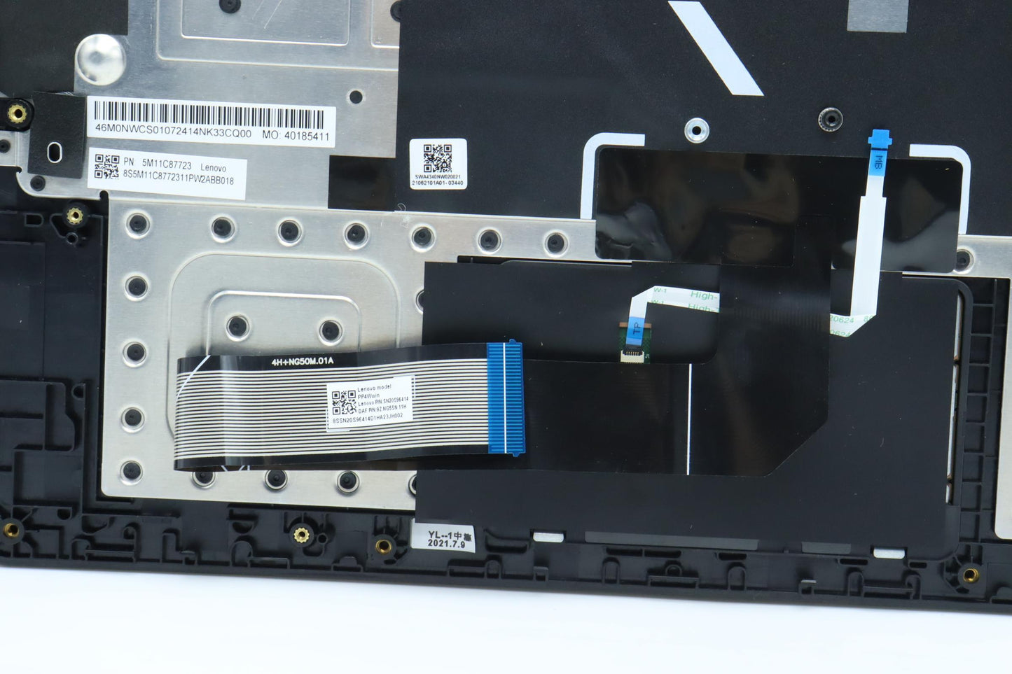 Lenovo Mech_Asm Kb Hin W/Pt C Bk(W/Df - 5M11C87723