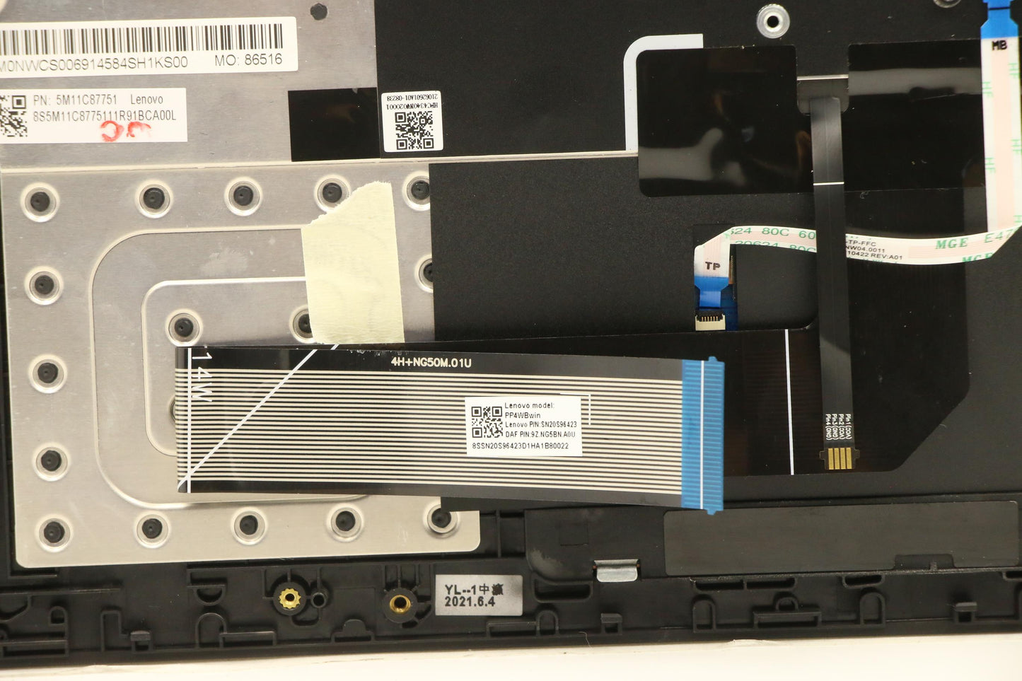 Lenovo Mech_Asm Bkltkb Uke W/Pt C Bk( - 5M11C87751