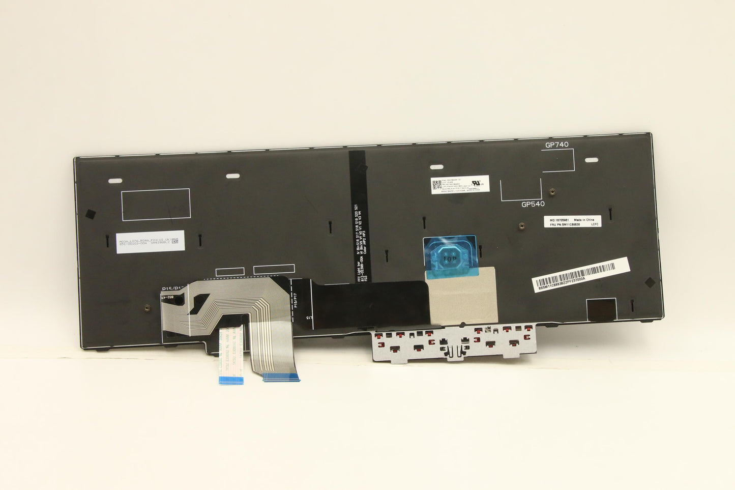Lenovo Mech_Asm Kbd Eng Bklt (Lit) Bl - 5M11C88838