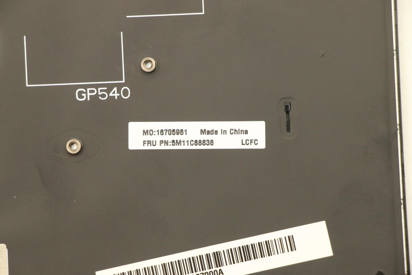 Lenovo Mech_Asm Kbd Eng Bklt (Lit) Bl - 5M11C88838