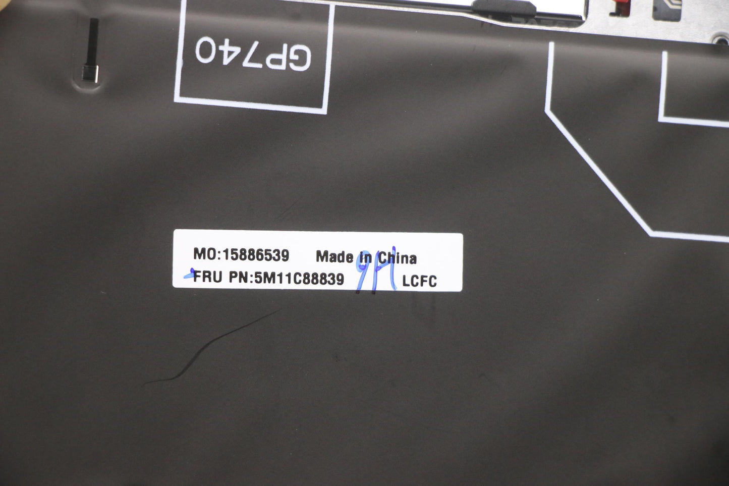Lenovo Mech_Asm Kbd Eng Bklt (Tra) Bl - 5M11C88839