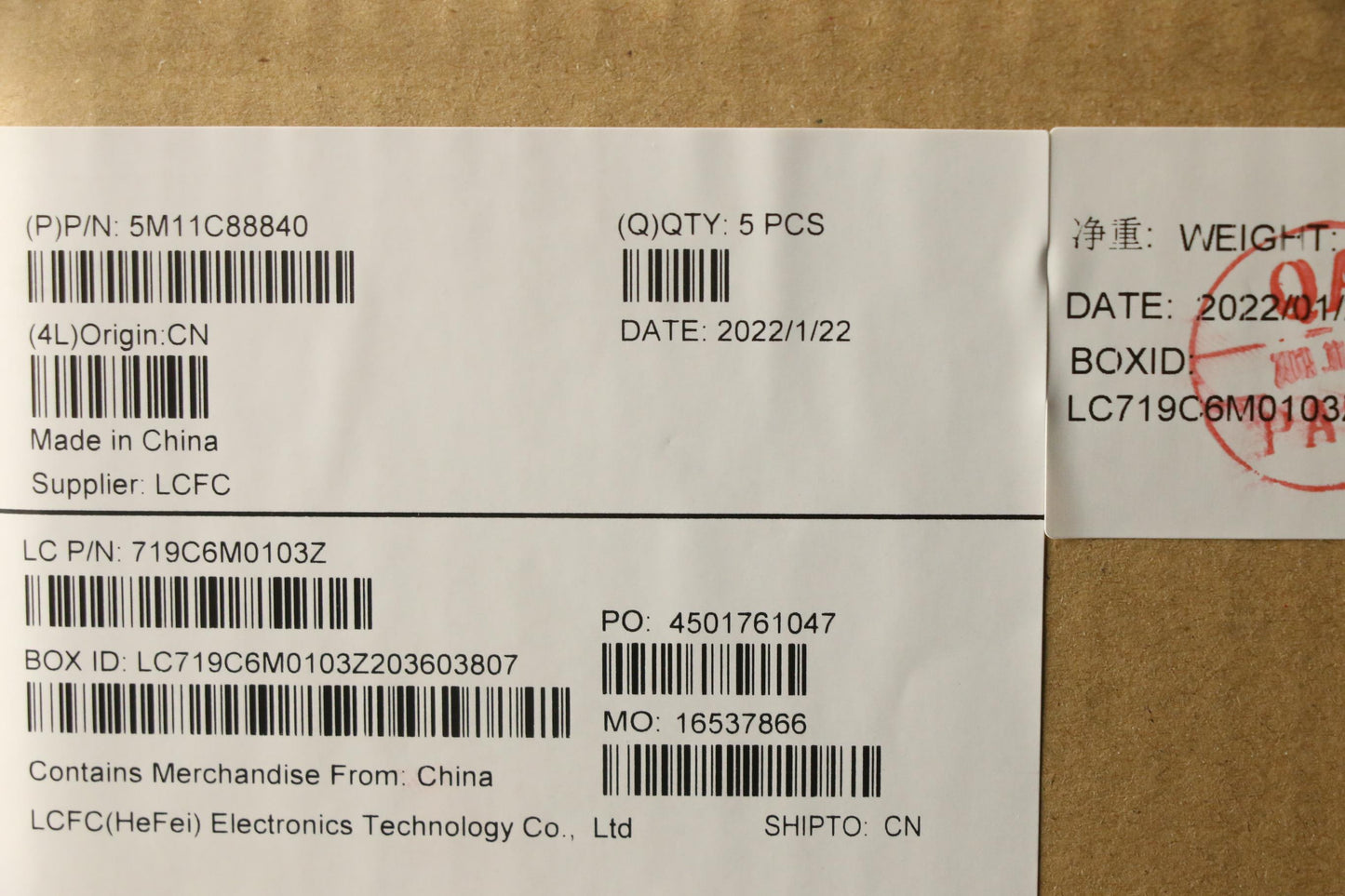 Lenovo Mech_Asm Kbd 058 Fra Bklt (Chi - 5M11C88840