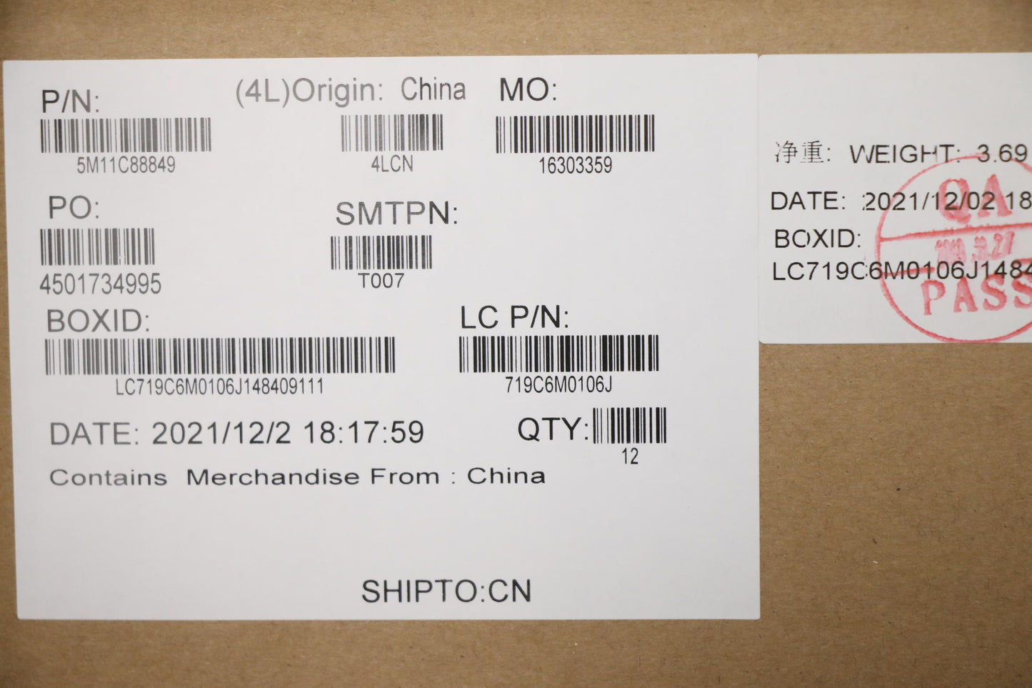 Lenovo Mech_Asm Kbd Bel Bklt (Chi) Bl - 5M11C88849