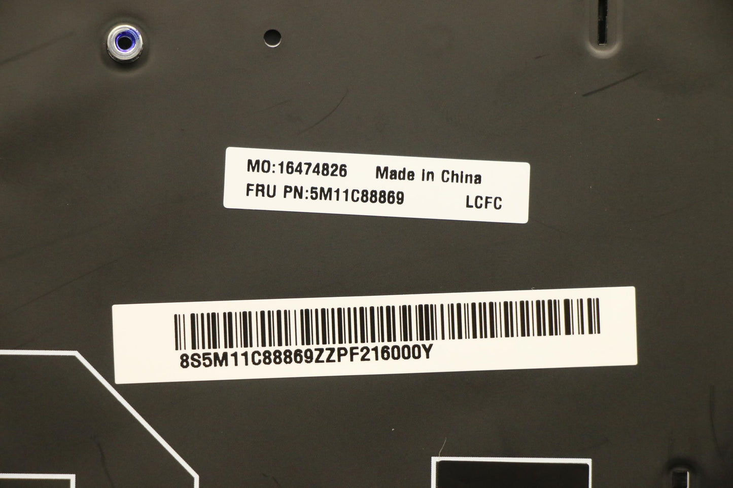 Lenovo Mech_Asm Kbd Gre Bklt (Tra) Bl - 5M11C88869