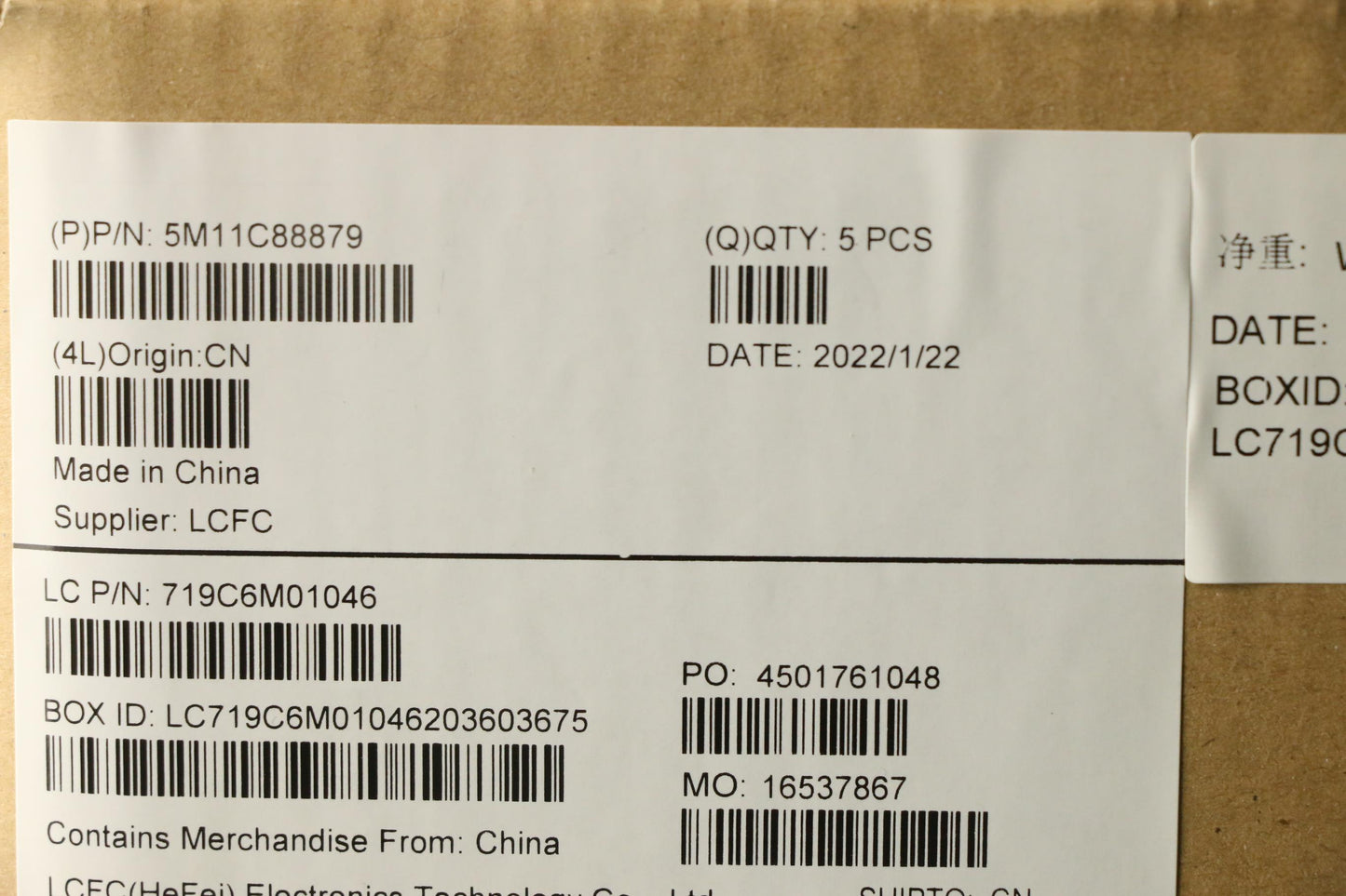 Lenovo Mech_Asm Kbd Nor Bklt (Chi) Bl - 5M11C88879
