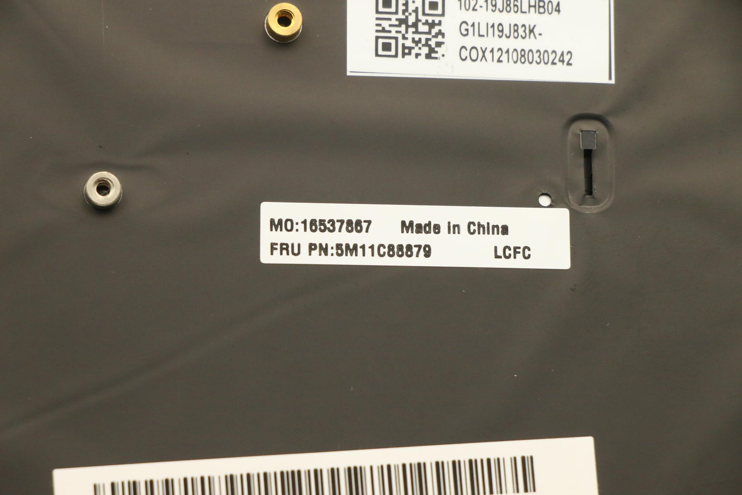 Lenovo Mech_Asm Kbd Nor Bklt (Chi) Bl - 5M11C88879
