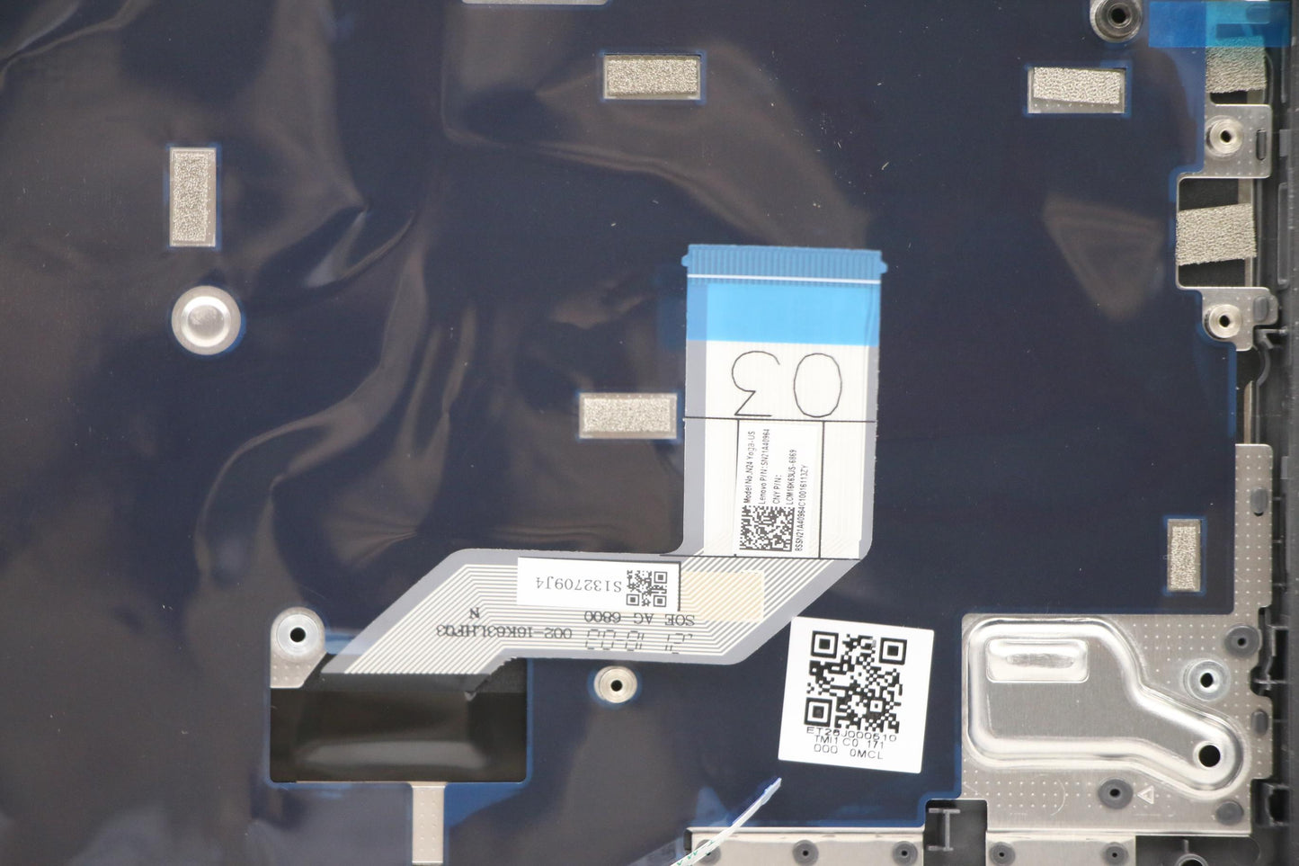 Lenovo - C-Cover with Keyboard, USA English Layout, Black, Non-Backlit - 5M11C88952