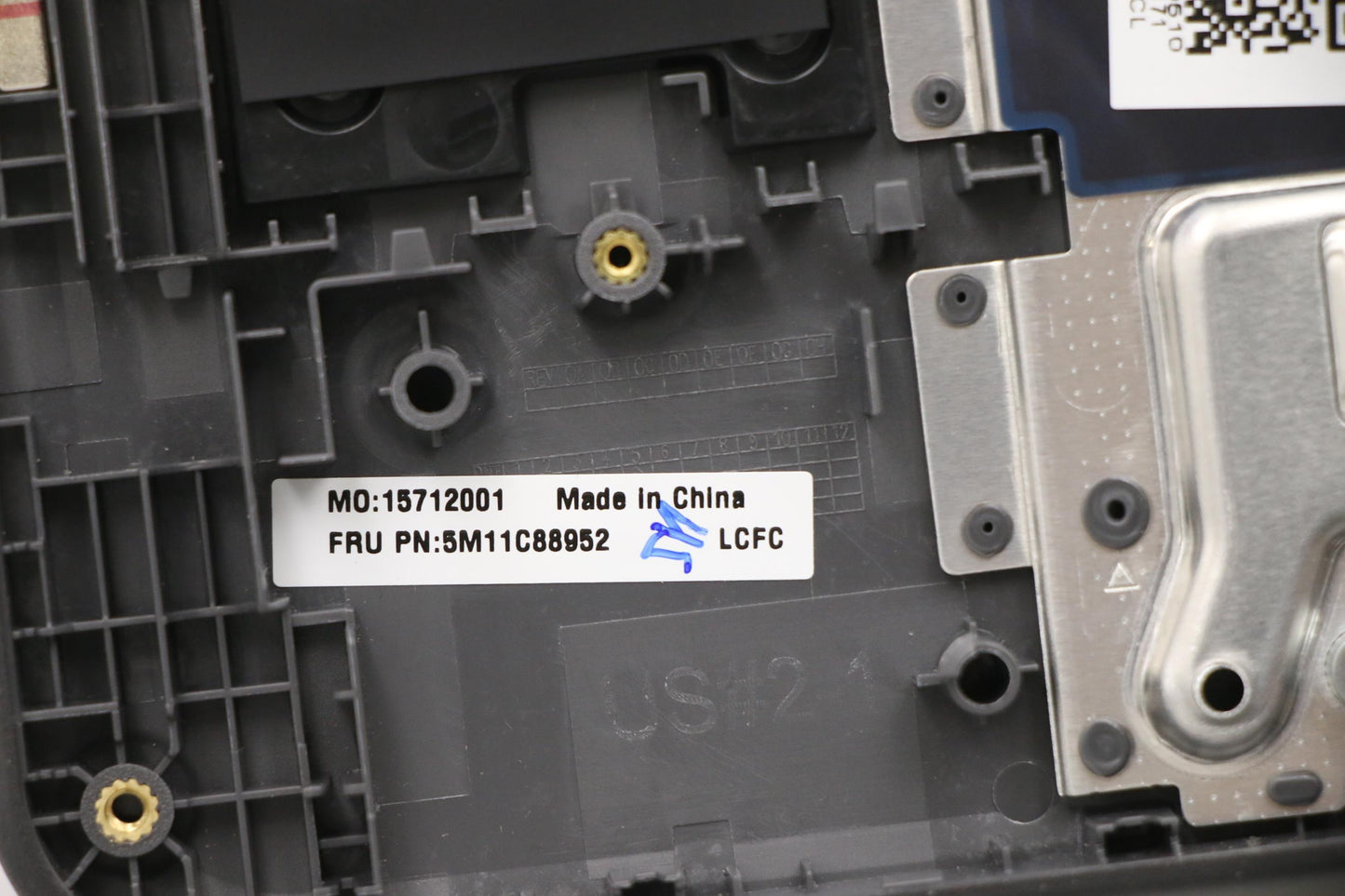 Lenovo - C-Cover with Keyboard, USA English Layout, Black, Non-Backlit - 5M11C88952