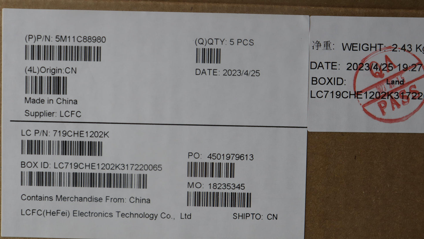 Lenovo Mech_Asm Fru Kbd W/C Cov La Sp - 5M11C88980