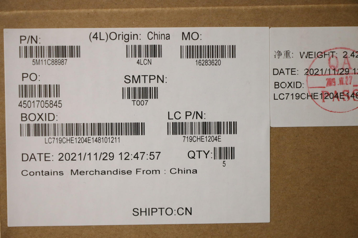 Lenovo Mech_Asm Fru Kbd W/C Cov Spa T - 5M11C88987
