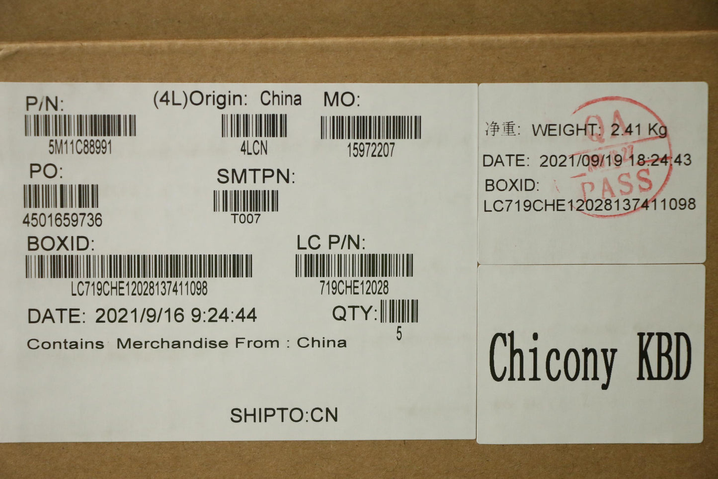 Lenovo Mech_Asm Fru Kbd W/C Cov Bel T - 5M11C88991