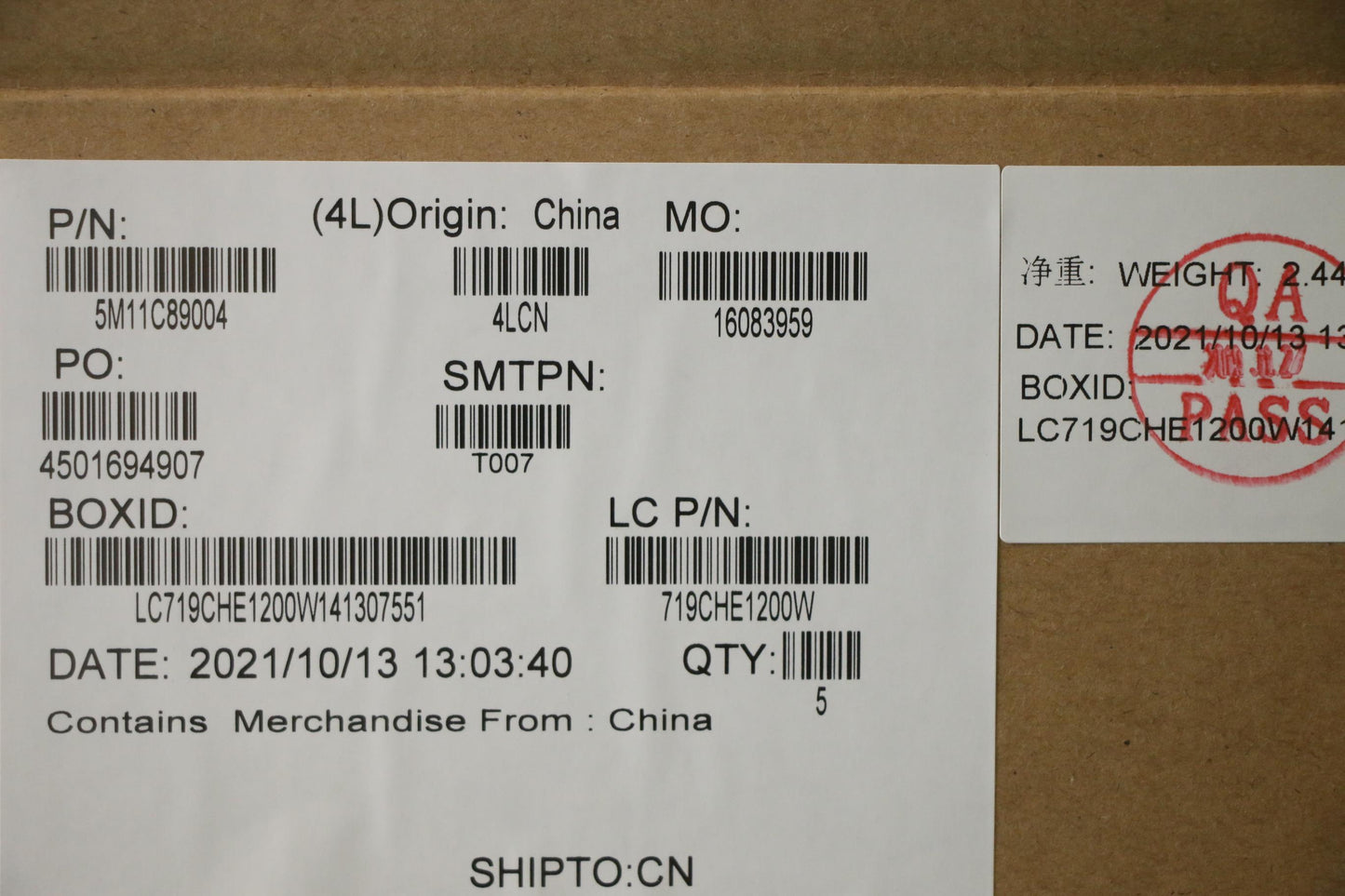 Lenovo Mech_Asm Fru Kbd W/C Cov Ara C - 5M11C89004