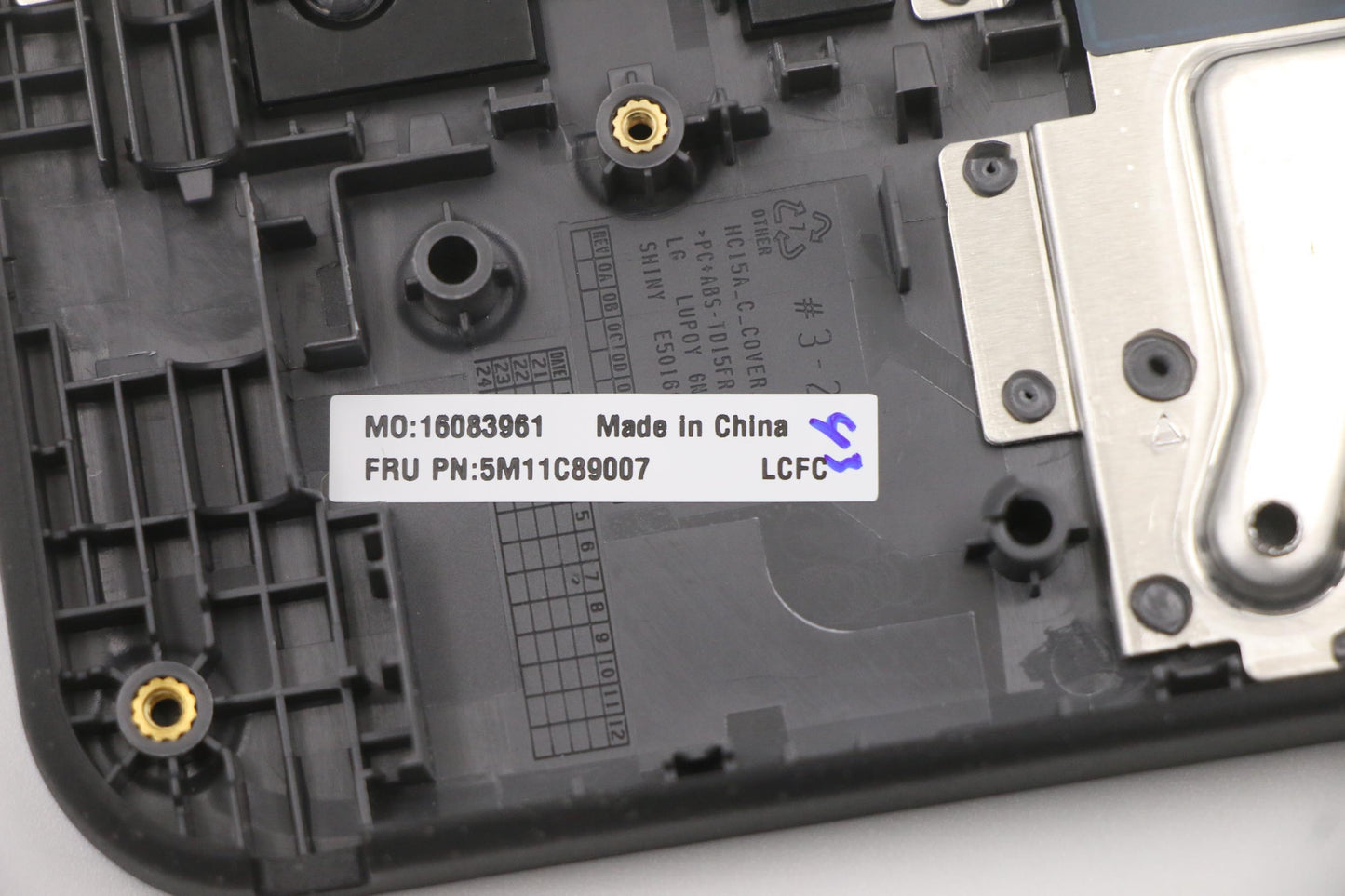 Lenovo Mech_Asm Fru Kbd W/C Cov Ara T - 5M11C89007