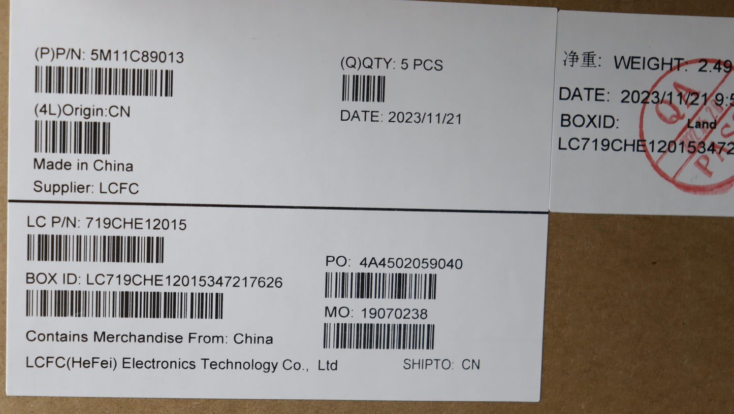Lenovo Mech_Asm Fru Kbd W/C Cov Euro - 5M11C89013