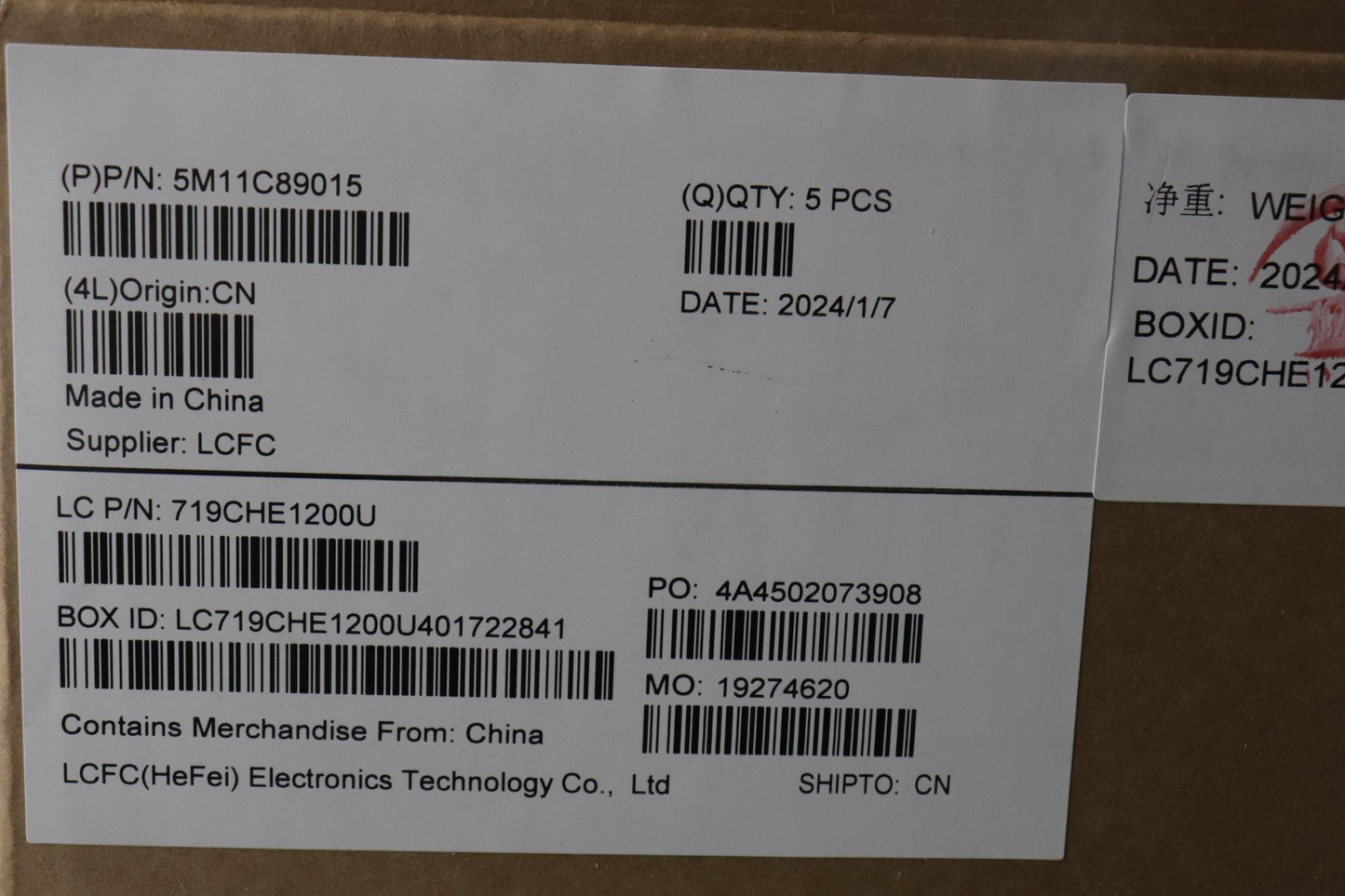 Lenovo Mech_Asm Fru Kbd W/Ccov Euro E - 5M11C89015
