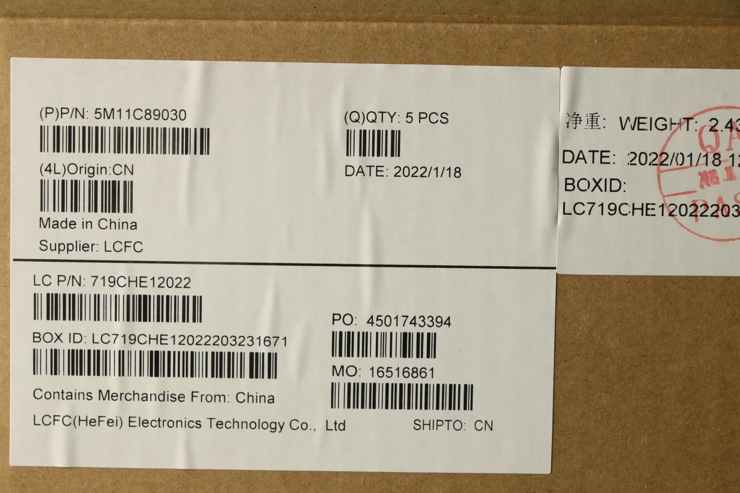 Lenovo Mech_Asm Fru Kbd W/C Cov Bul C - 5M11C89030