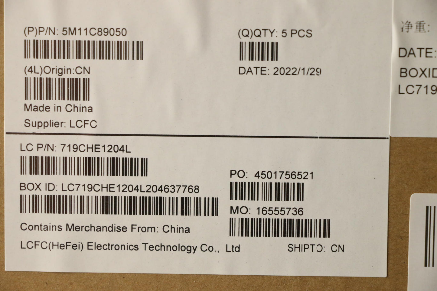Lenovo Mech_Asm Fru Kbdw/Ccov Nordic - 5M11C89050