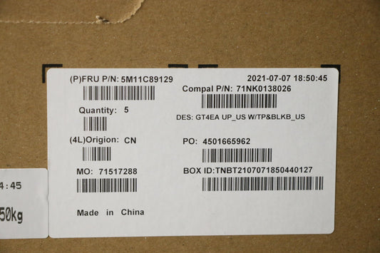 Lenovo Mech_Asm Fru Cc W/Blkb_Us - 5M11C89129