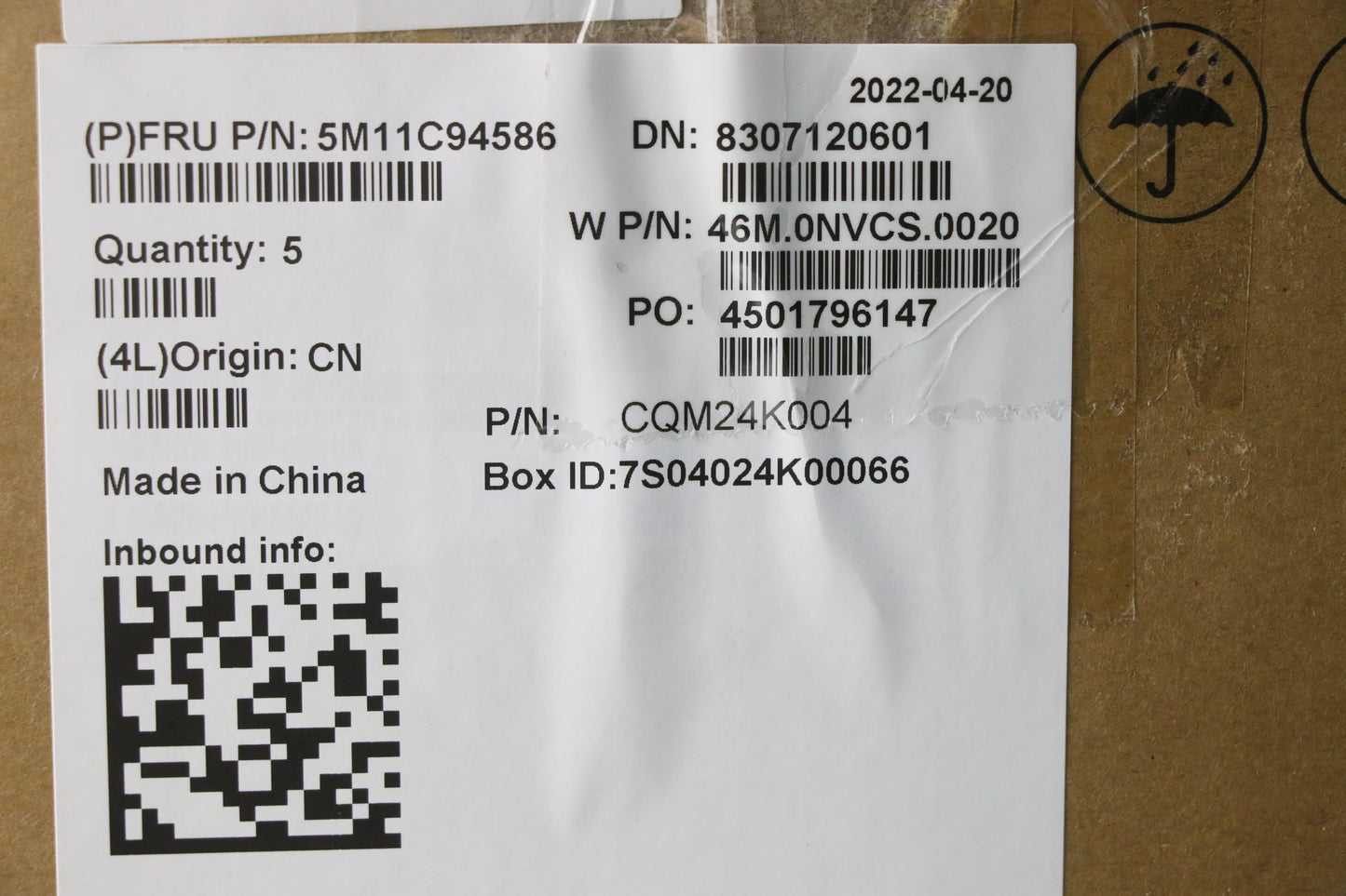 Lenovo Mech_Asm Fr Asm Kyb Hbw Cccp,N - 5M11C94586