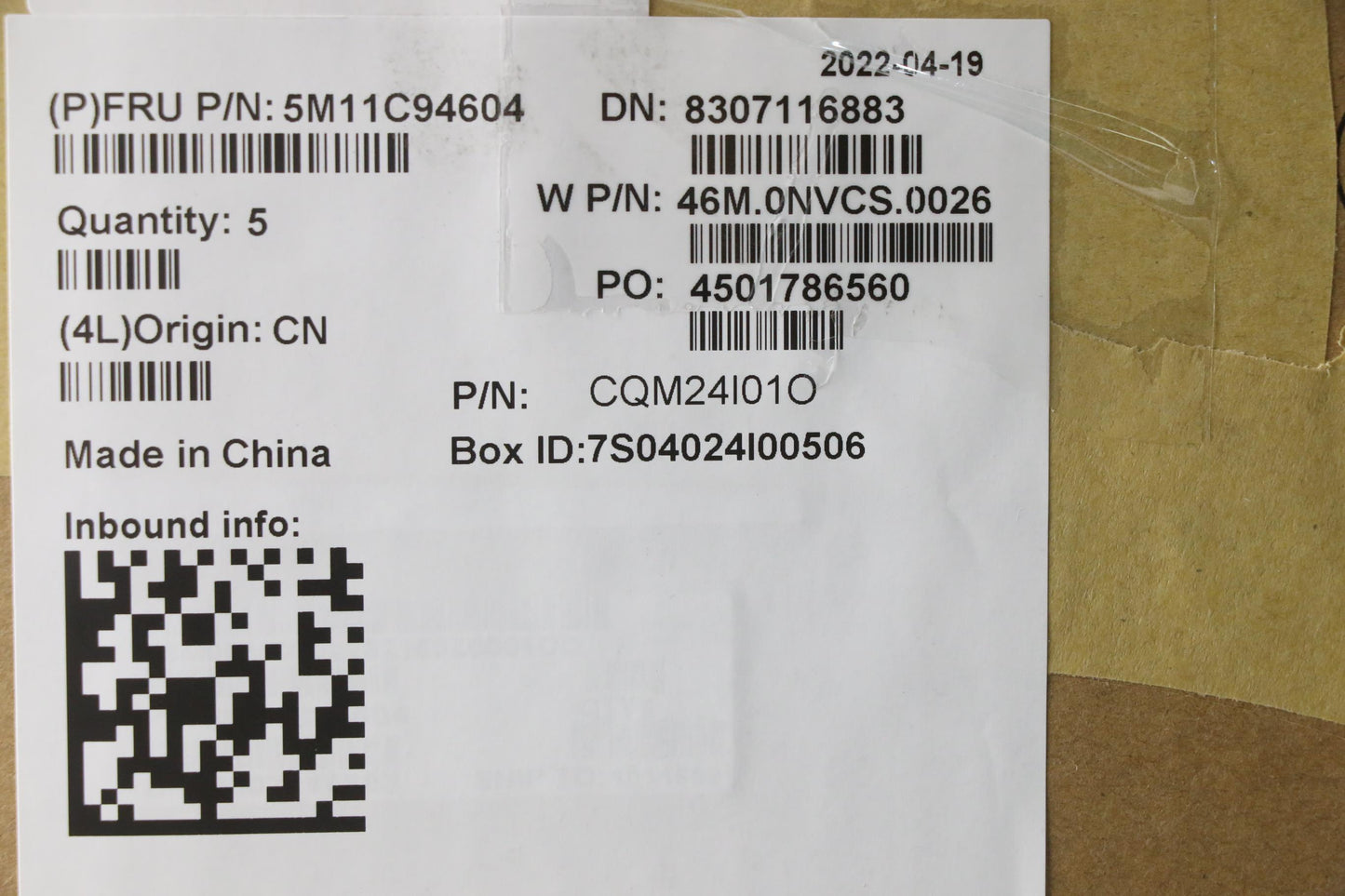 Lenovo Mech_Asm Fr Asm Kyb Ita Cccp,N - 5M11C94604