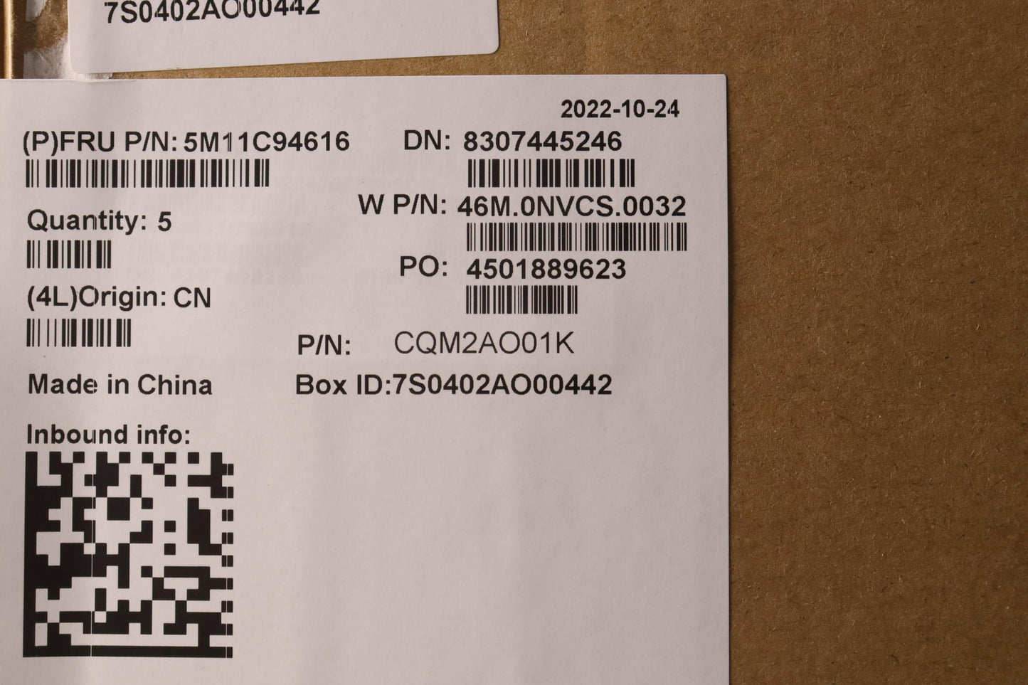 Lenovo Mech_Asm Fr Asm Kyb Rus Cccp N - 5M11C94616