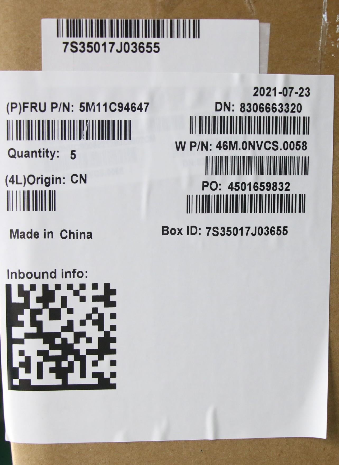 Lenovo Mech_Asm Fr Asm Kyb Por Cccp,N - 5M11C94647