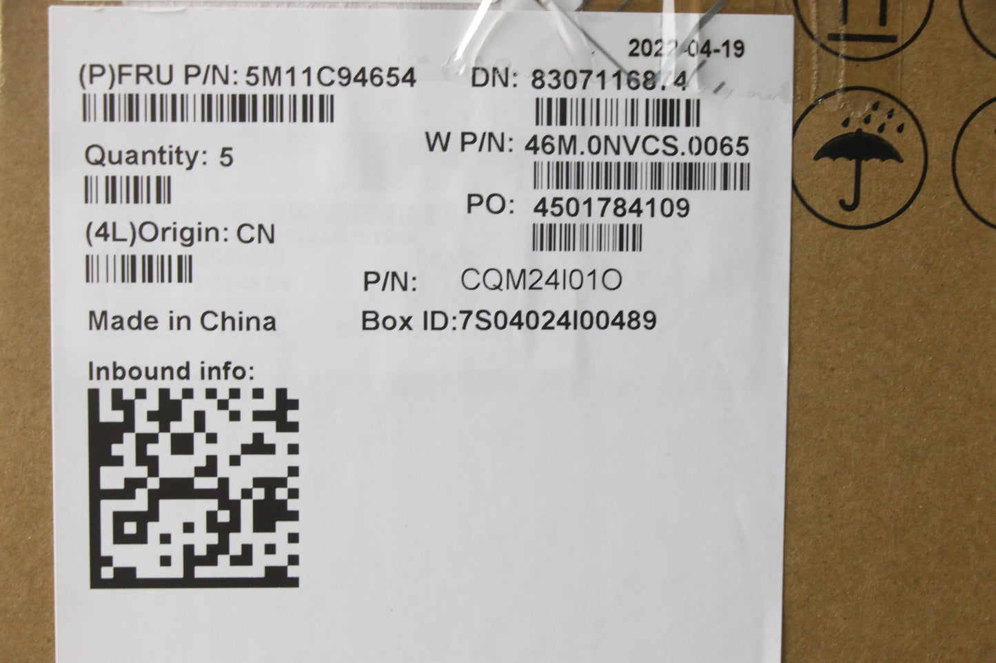 Lenovo Mech_Asm Frasmkyb Fra/Eng Cccp - 5M11C94654