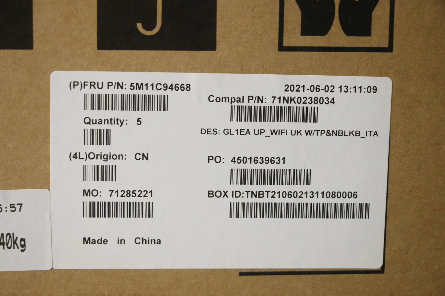Lenovo Mech_Asm Fru Mech_Asm C C W/Tp - 5M11C94668