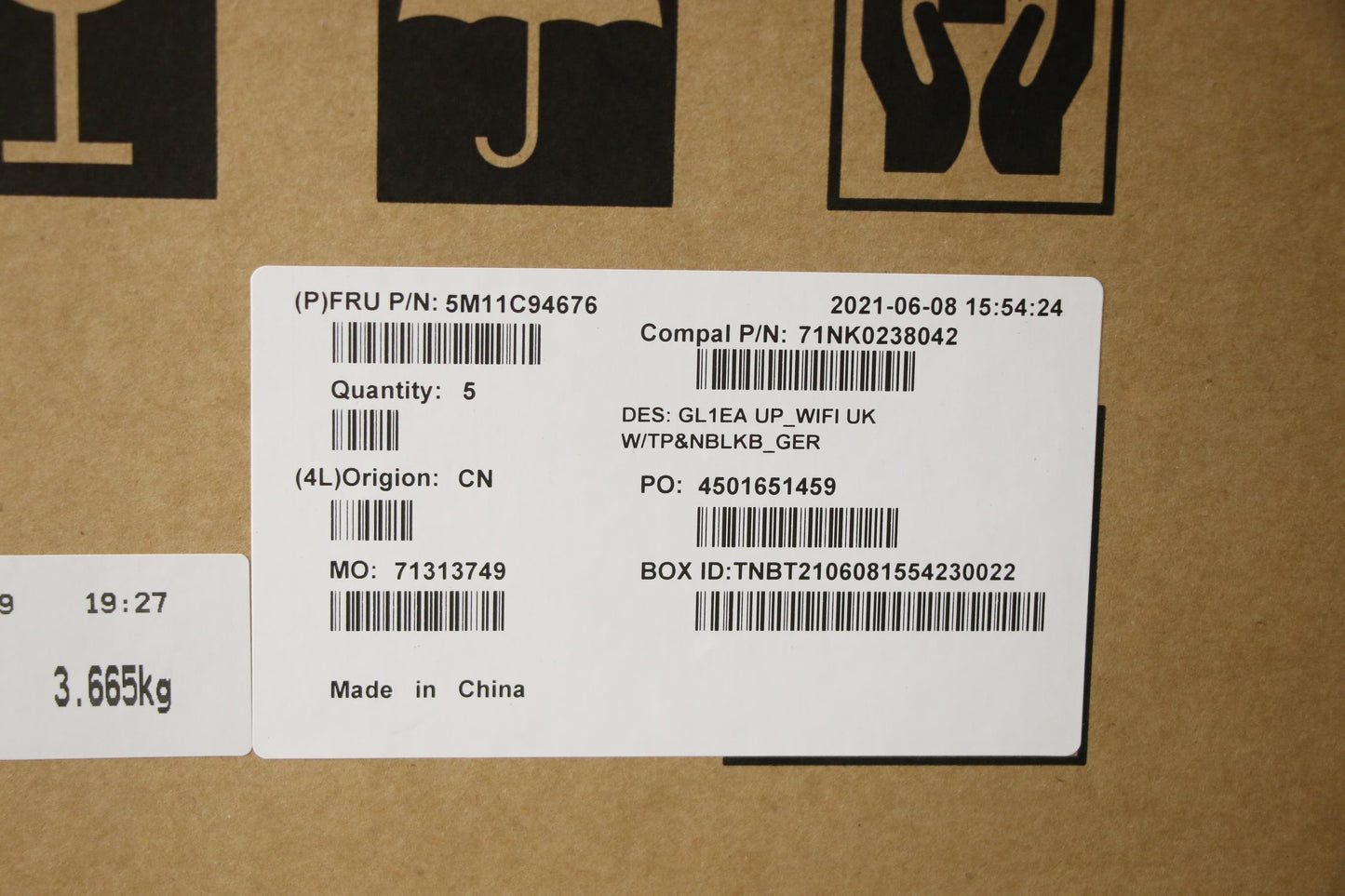 Lenovo Mech_Asm Fru Mech_Asm C C W/Tp - 5M11C94676