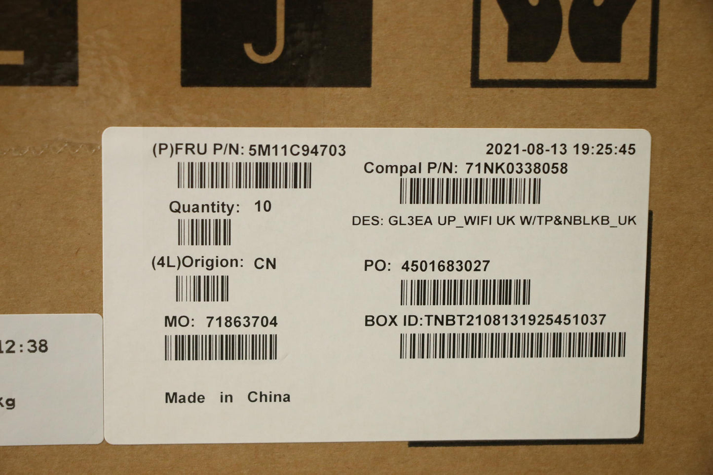 Lenovo Mech_Asm Fru Cc Wifi W/Tp&Nblk - 5M11C94703