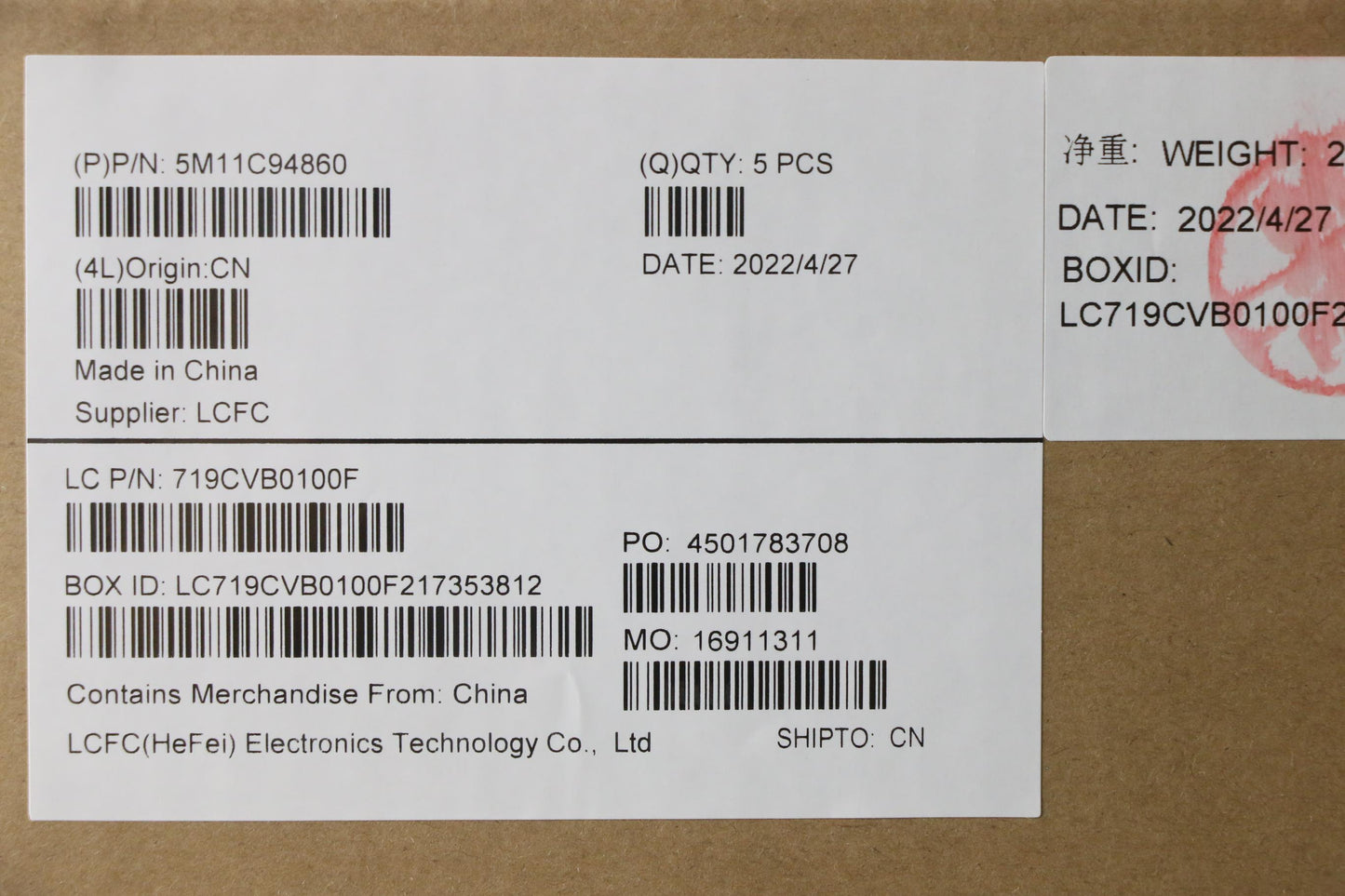 Lenovo Mech_Asm Fru Kb W/Cc Ind Eng(S - 5M11C94860