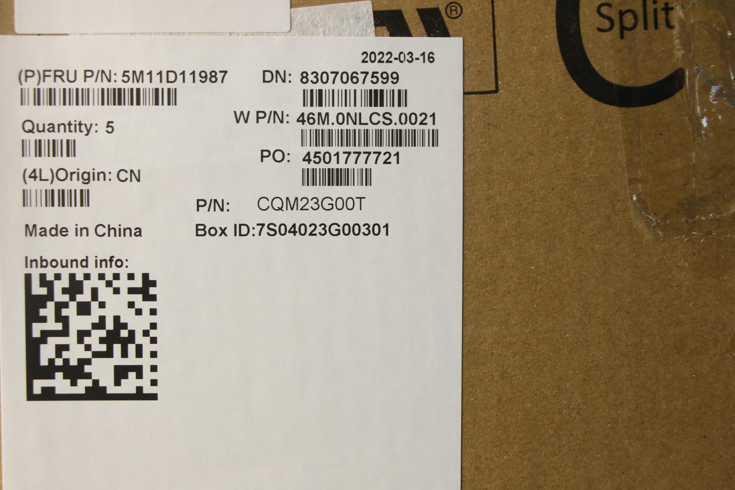 Lenovo Mech_Asm Noww C-Cvr+Csa Kb Asm - 5M11D11987