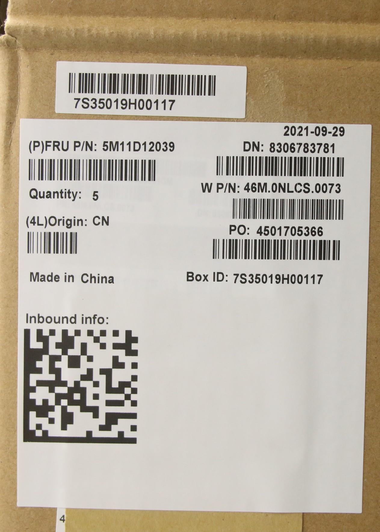 Lenovo Mech_Asm Noww C-Cvr+Ind Eng Kb - 5M11D12039
