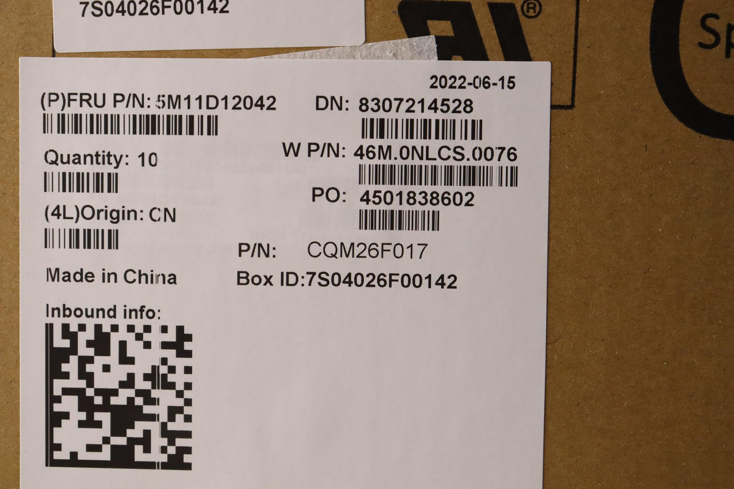 Lenovo Mech_Asm Noww C-Cvr+Ind Eng Kb - 5M11D12042