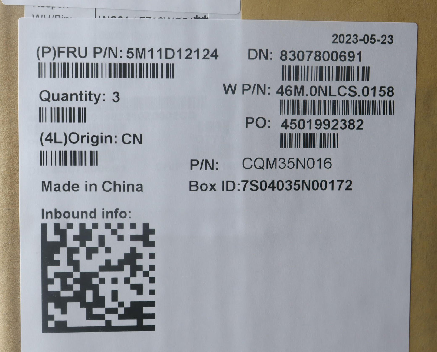 Lenovo Mech_Asm Ww C-Cvr+Bel Kb Asm,L - 5M11D12124