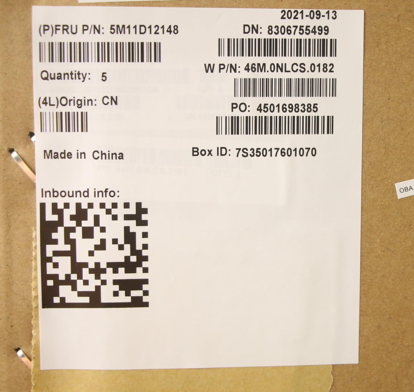 Lenovo Mech_Asm Ww C-Cvr+Eng Kb Asm,L - 5M11D12148