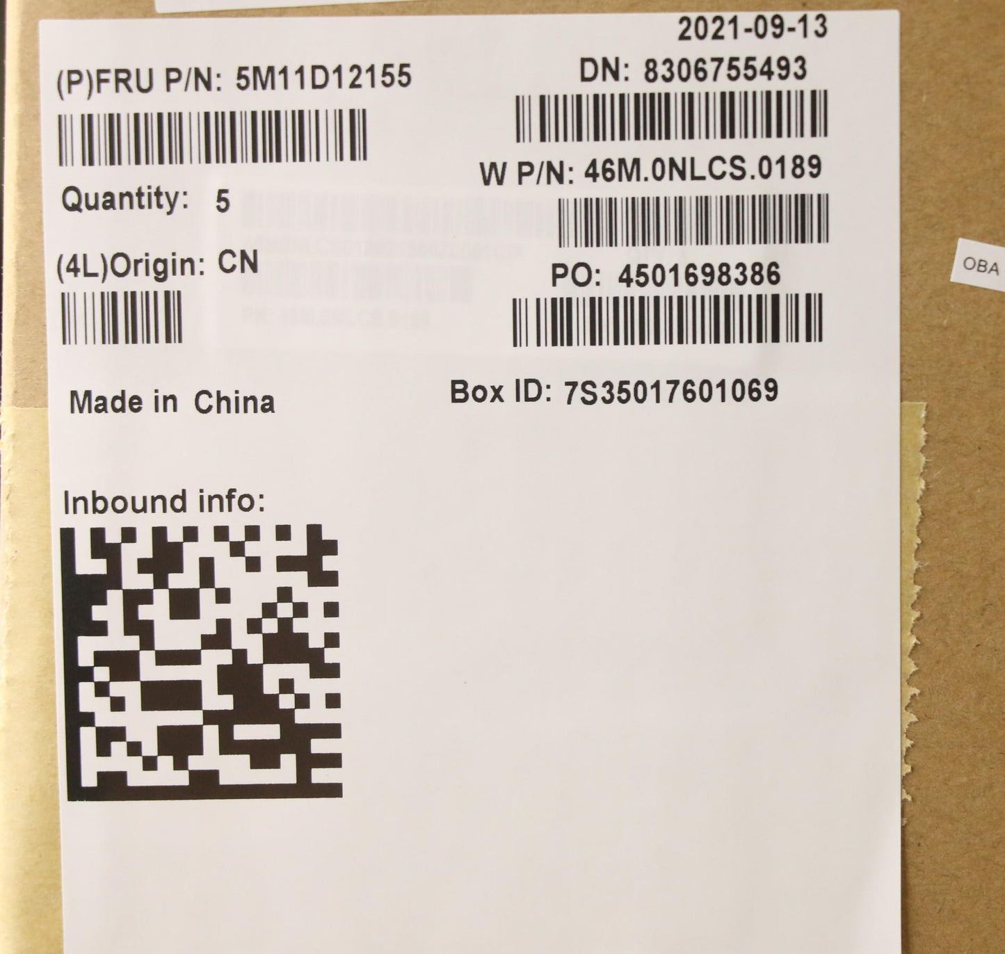 Lenovo Mech_Asm Ww C-Cvr+Euro Eng Kb - 5M11D12155