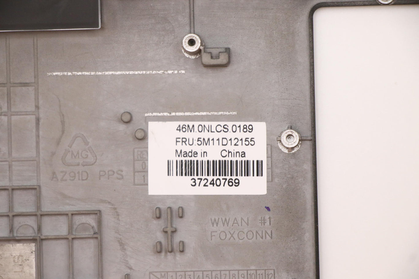 Lenovo Mech_Asm Ww C-Cvr+Euro Eng Kb - 5M11D12155